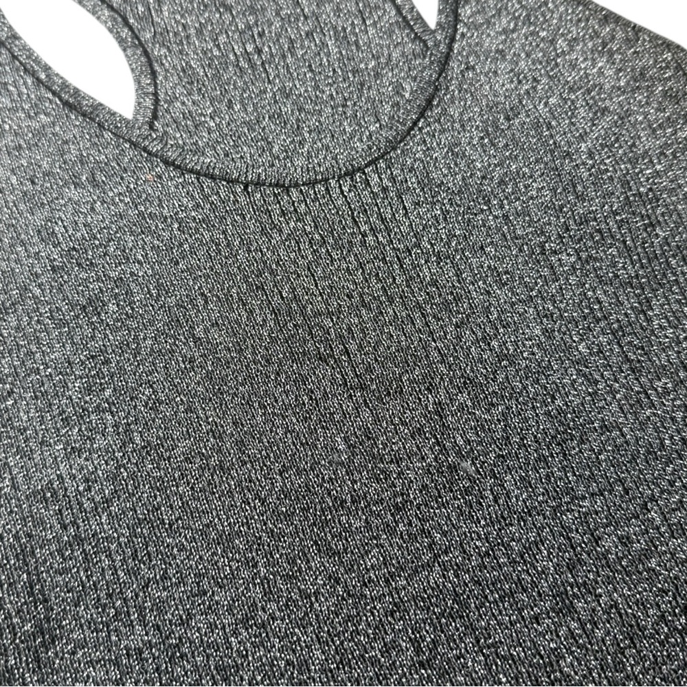 Vintage 90s Takeout Metal Ribbed Tank Top Size Medium - Picture 3 of 4
